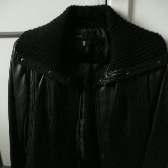 AVANTI BRAND WOMEN'S LEATHER JACKET BLK SIZE M NWT - Picture 5 of 8